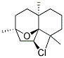 (4AA,5B,7A,9AA)-5-CHLORO-4,4,7,9A-TETRAMETHYLDECAHYDRO-4A,7-EPOXY-4AH-BENZOCYCLOHEPTENE Struktur