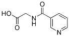 (NICOTINOYLAMINO)ACETICACID Struktur