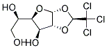 (S)-1,2-O-(2,2,2-TRICHLOROETHYLIDENE)-A-D-GLUCOFURANOSE Struktur