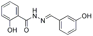 2'-(M-HYDROXYBENZYLIDENE)SALICYLOHYDRAZIDE Struktur