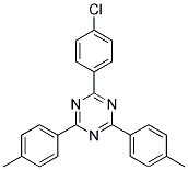 2-(P-CHLOROPHENYL)-4,6-DI(P-TOLYL)-1,3,5-TRIAZINE Struktur