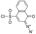 3-DIAZO-4-OXO-3,4-DIHYDRO-1-NAPHTHALENESULFONYLCHLORIDE Struktur