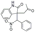 3-ACETONYL-3-(A-NITROBENZYL)-2-INDOLINONE Struktur