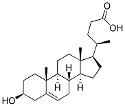 3B-HYDROXY-5-CHOLEN-24-OICACID Struktur