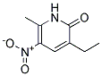 3-ETHYL-6-METHYL-5-NITRO-2-PYRIDINONE Struktur