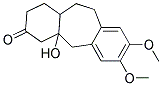 4A-HYDROXY-7,8-DIMETHOXY-1,2,4,4A,5,10,11,11A-OCTAHYDRODIBENZO(A,D)CYCLOHEPTEN-3-ONE Struktur