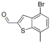 4-BROMO-7-METHYLBENZO(B)THIOPHENE-2-CARBALDEHYDE Struktur