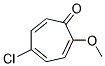 5-CHLORO-2-METHOXY-2,4,6-CYCLOHEPTATRIEN-1-ONE Struktur