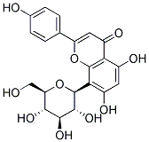 8-(B-D-GLUCOPYRANOSYL)-5,7-DIHYDROXY-2-(P-HYDROXYPHENYL)-4-CHROMENONE Struktur