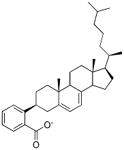 5,7-CHOLESTADIEN-3B-YLBENZOATE Struktur