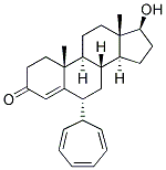 6A-(2,4,6-CYCLOHEPTATRIENYL)-17B-HYDROXY-4-ANDROSTEN-3-ONE Struktur