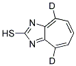 CHCLOHEPTA(D)IMIDAZOLE-4,8-D2-2-THIOL Struktur