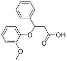 B-(O-METHOXYPHENOXY)CINNAMICACID Struktur