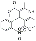 DIMETHYL2,6-DIMETHYL-4-(O-NITROPHENYL)-1,4-DIHYDRO-3,5-PYRIDINEDICARBOXYLATE Struktur