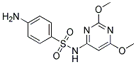 N-(2,6-DIMETHOXY-4-PYRIMIDINYL)SULFANILAMIDE Struktur