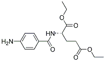 N-(P-AMINOBENZOYL)-L-GLUTAMICACIDDIETHYLESTER Struktur