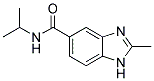 N-ISOPROPYL-2-METHYL-5-BEMZIMIDAZOLECARBOXAMIDE Struktur