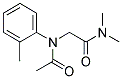 N-ACETYL-N-(O-TOLYL)GLYCINEDIMETHYLAMIDE Struktur