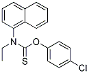 O-(P-CHLOROPHENYL)N-ETHYL-N-(1-NAPHTHYL)THIOCARBAMATE Struktur