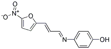 P-(3-(5-NITRO-2-FURYL)ALLYLIDENEAMINO)PHENOL Struktur