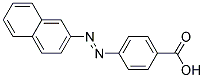 P-(2-NAPHTHYLAZO)BENZOICACID Struktur