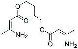 TETRAMETHYLENEBIS(3-AMINO-2-BUTENOATE) Struktur