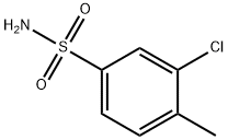 3-Chloro-4-methylbenzenesulfonamide Struktur