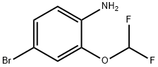 4-Bromo-2-(difluoromethoxy)aniline Struktur