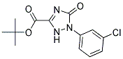 tert.-Butyl1-(3-chlorophenyl)-2,5-dihydro-5-oxo-1H-1,2,4-triazole-3-carboxylate Struktur