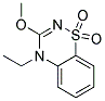 4-Ethyl-3-methoxy-4H-1,2,4-benzothiadiazin-1,1-dioxide Struktur