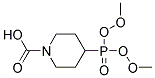 4-(Dimethoxyphosphoryl)-piperidine-1-carboxylicacid Struktur