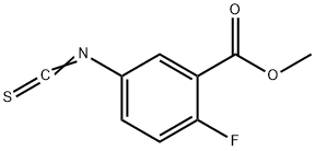 3-Methoxycarbonyl-4-fluorophenylisothiocyanate Struktur