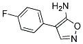 4-(4-Fluoro-phenyl)-isoxazol-5-ylamine Struktur