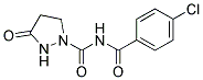 N-(4-Chlorobenzoyl)-3-oxo-1-pyrazolidinecarboxanmide Struktur