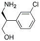 (R)-3-(3-CHLOROPHENYL)-BETA-ALANINOL
 Struktur