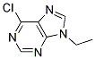 6-chloro-9-ethyl-9H-purine Struktur