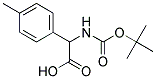 [(tert-butoxycarbonyl)amino](4-methylphenyl)acetic acid Struktur