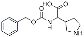 {[(benzyloxy)carbonyl]amino}(pyrrolidin-3-yl)acetic acid Struktur