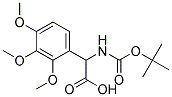 [(tert-butoxycarbonyl)amino](2,3,4-trimethoxyphenyl)acetic acid Struktur