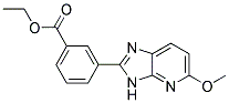 ethyl 3-(5-methoxy-3H-imidazo[4,5-b]pyridin-2-yl)benzoate Struktur