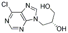 (2R)-3-(6-chloro-9H-purin-9-yl)propane-1,2-diol Struktur