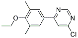 4-Chloro-6-(4-ethoxy-3,5-dimethyl-phenyl)-pyrimidine Struktur