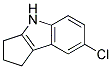 7-chloro-1,2,3,4-tetrahydrocyclopenta[b]indole Struktur