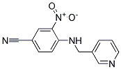 3-Nitro-4-[(pyridin-3-ylmethyl)-amino]-benzonitrile Struktur