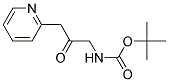 tert-butyl (2-oxo-3-pyridin-2-ylpropyl)carbamate Struktur