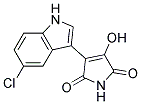 3-(5-chloro-1H-indol-3-yl)-4-hydroxy-1H-pyrrole-2,5-dione Struktur