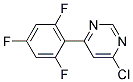 4-Chloro-6-(2,4,6-trifluoro-phenyl)-pyrimidine Struktur