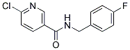 6-Chloro-N-(4-fluoro-benzyl)-nicotinamide Struktur