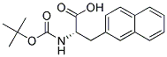 (2S)-2-[(tert-butoxycarbonyl)amino]-3-naphthalen-2-ylpropanoic acid Struktur