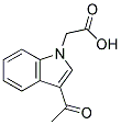 (3-acetyl-1H-indol-1-yl)acetic acid Struktur